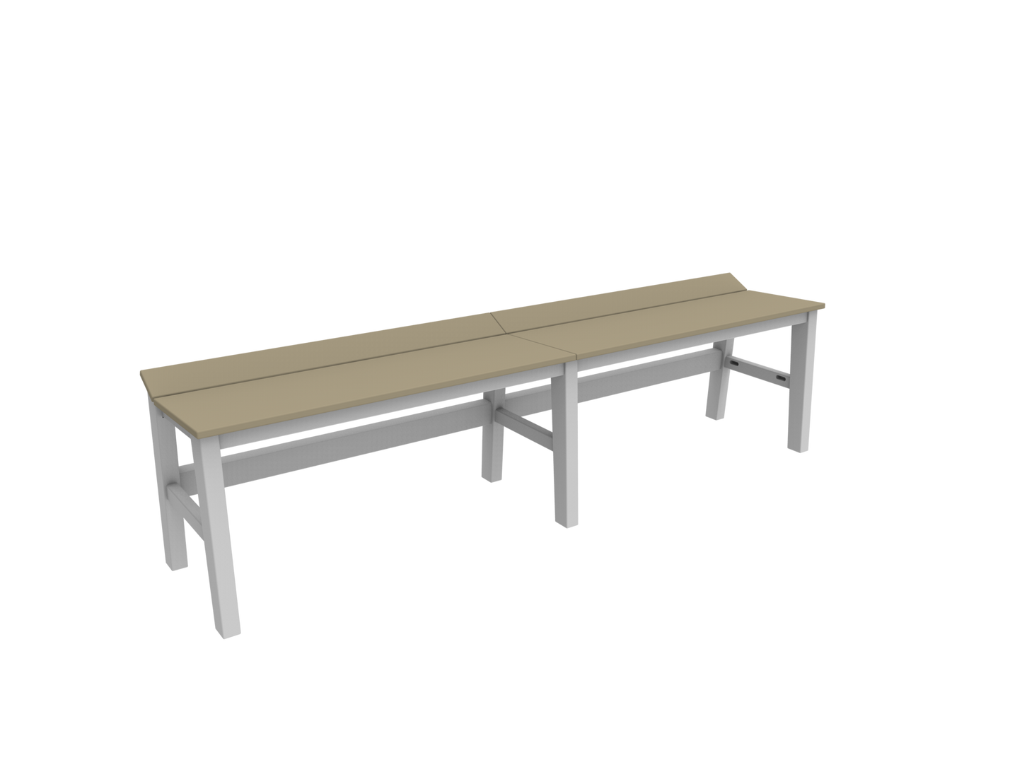 Seaside Casual SYM 6 ft. Dining Bench
