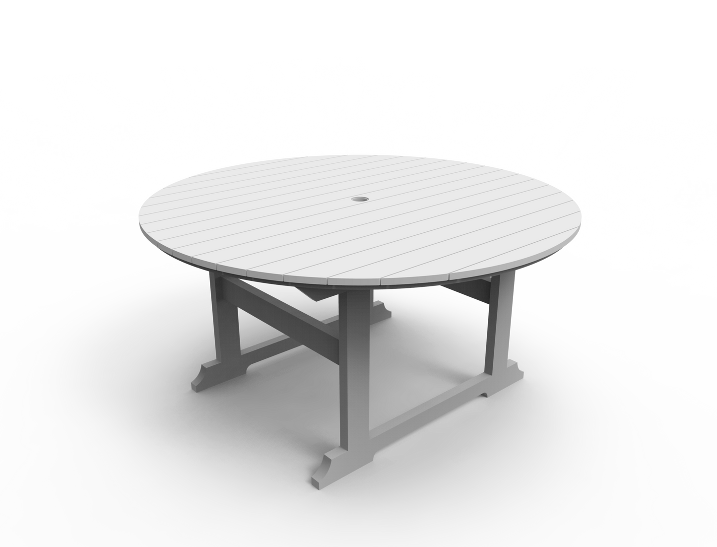 Seaside Casual Salem Round Dining Table 5'