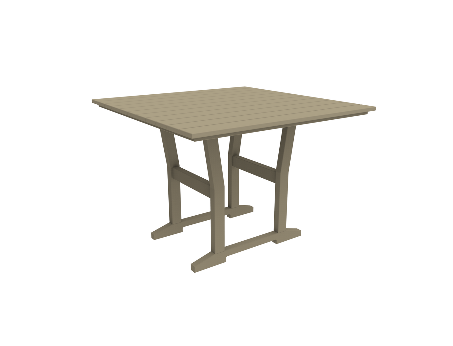 Seaside Casual Coastline Café Square Dining Table
