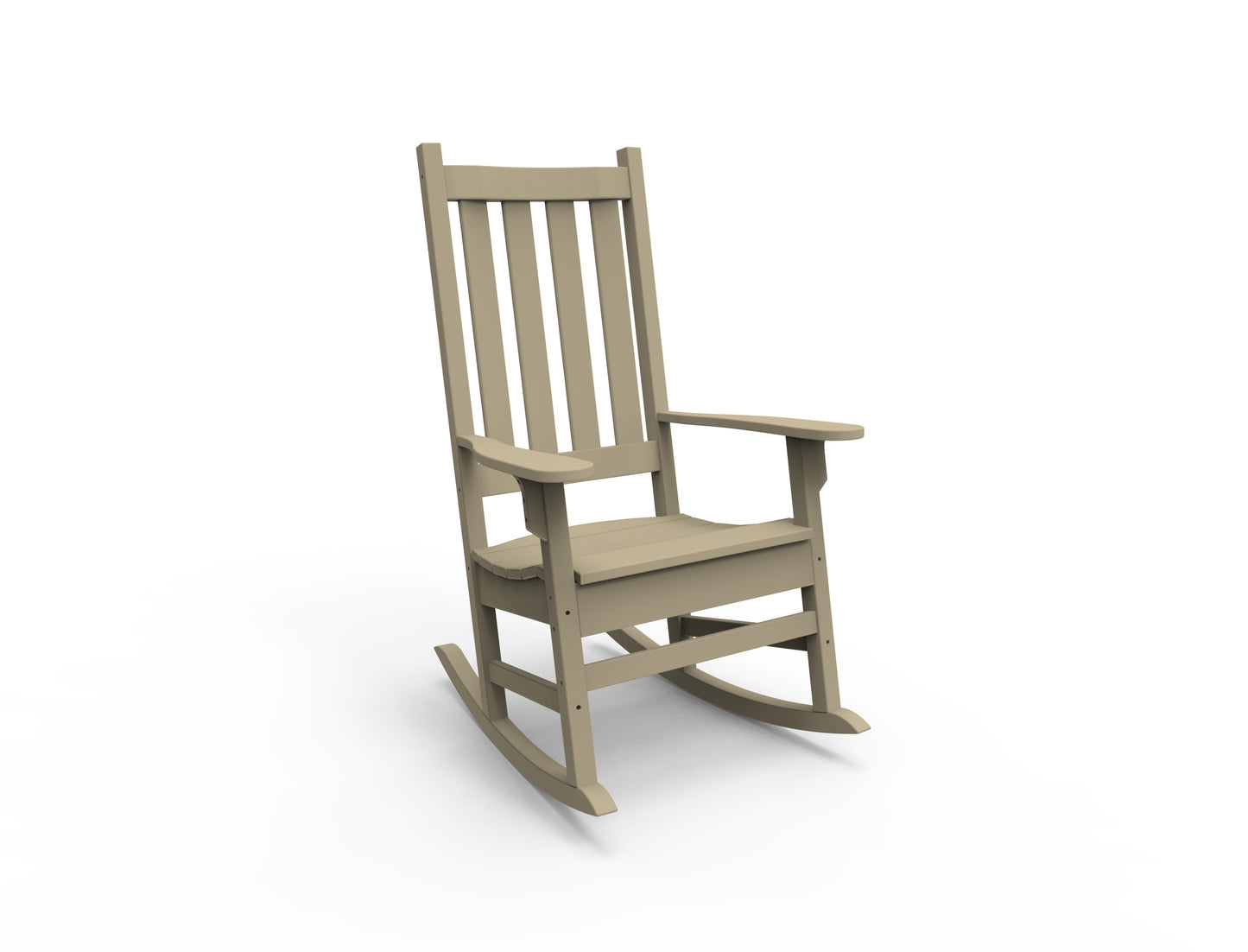 Seaside Casual Traditional Porch Rocker