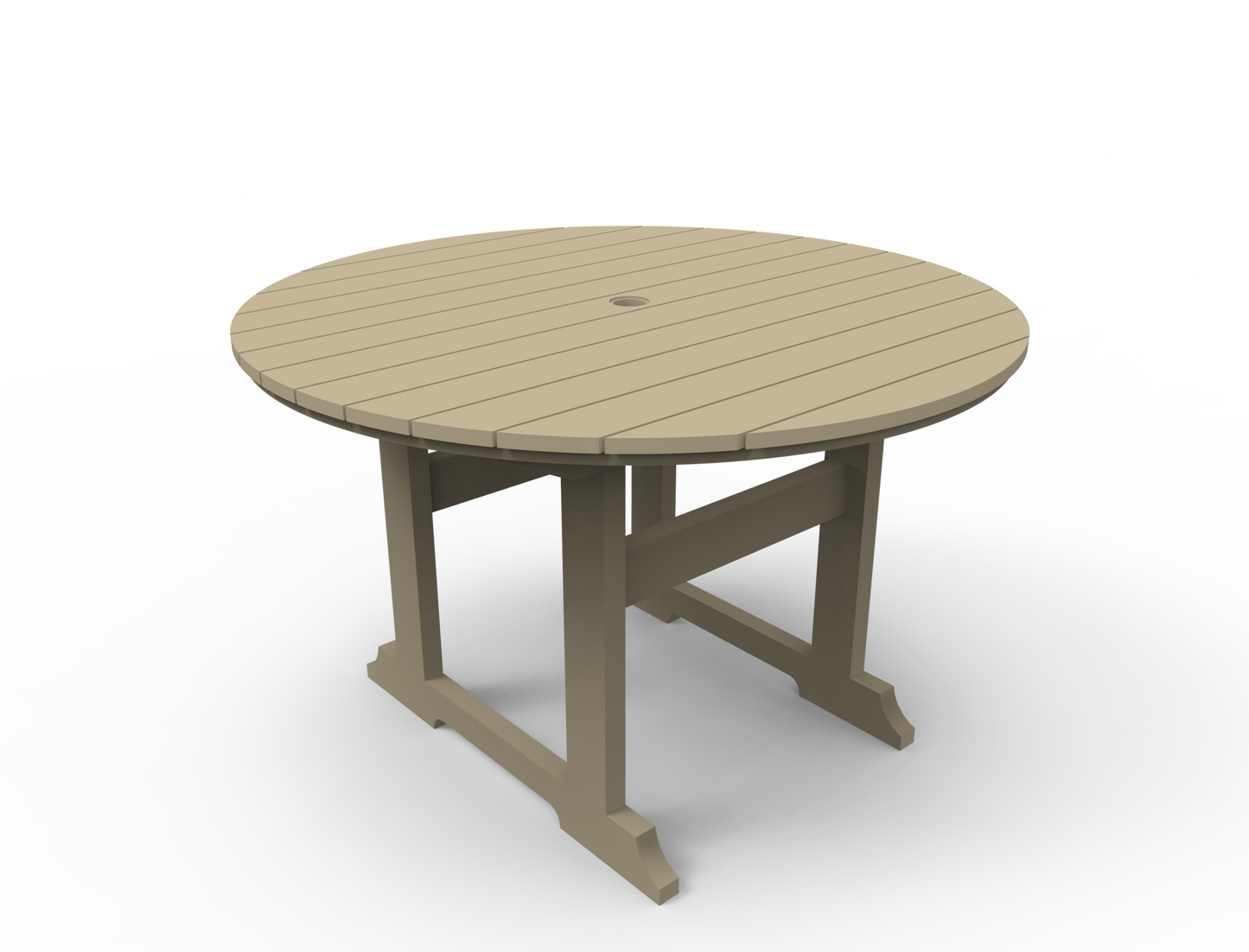 Seaside Casual Salem Round Dining Table 4'