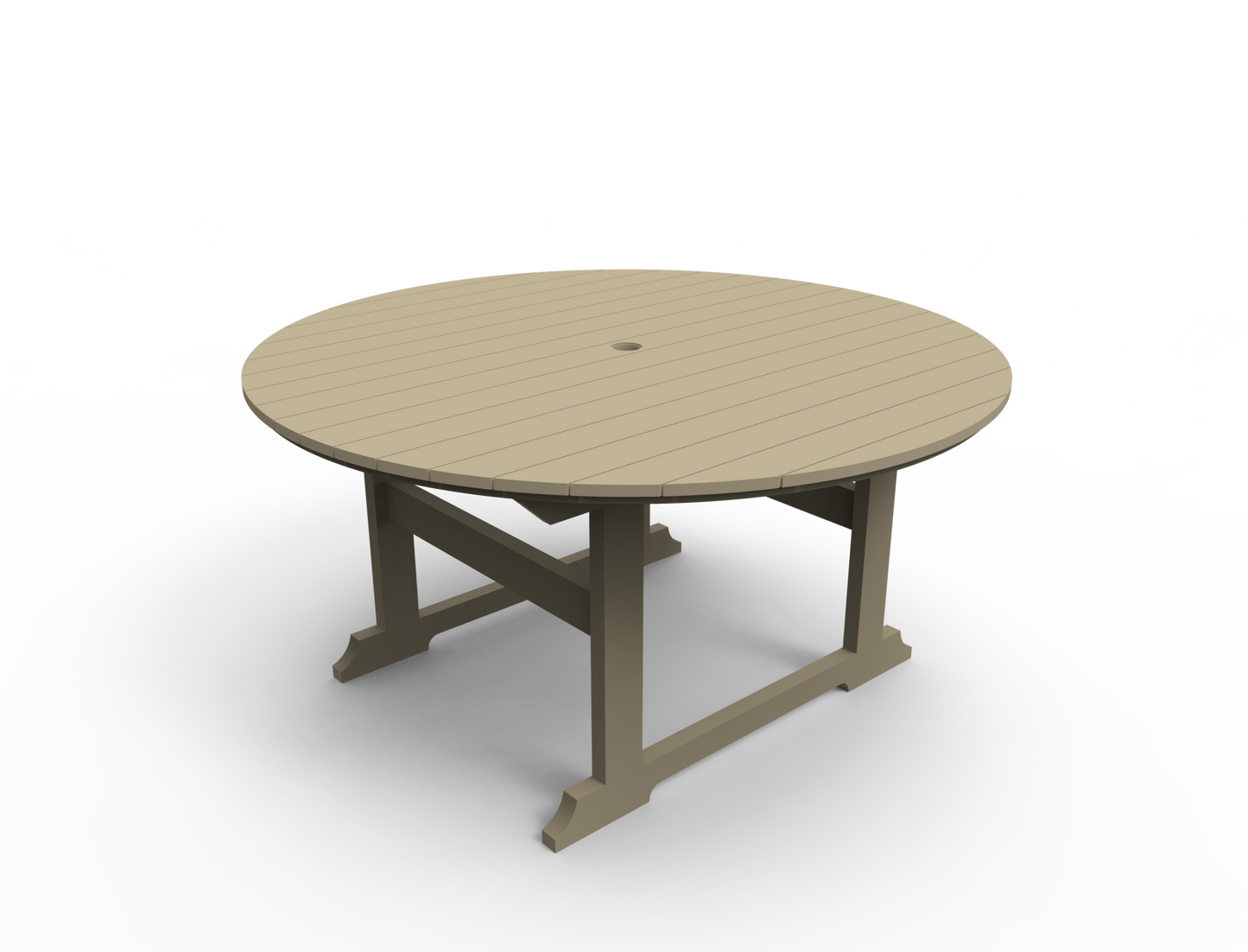 Seaside Casual Salem Round Dining Table 5'