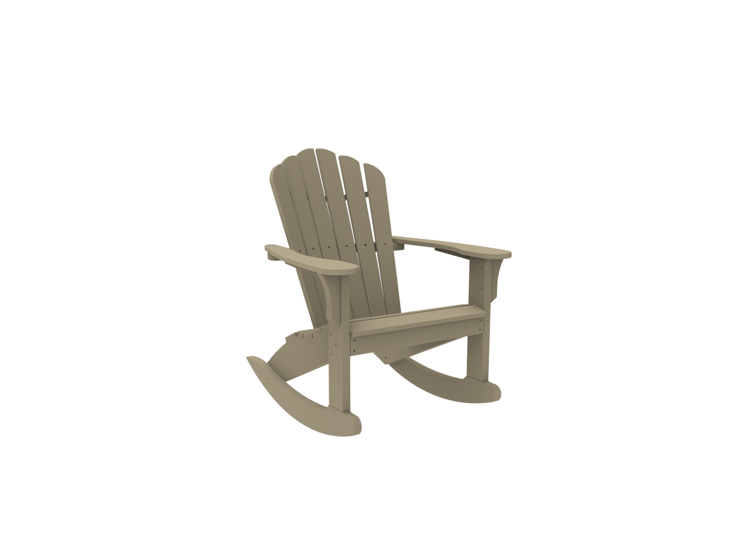 Seaside Casual Coastline Harbor View Adirondack Rocker