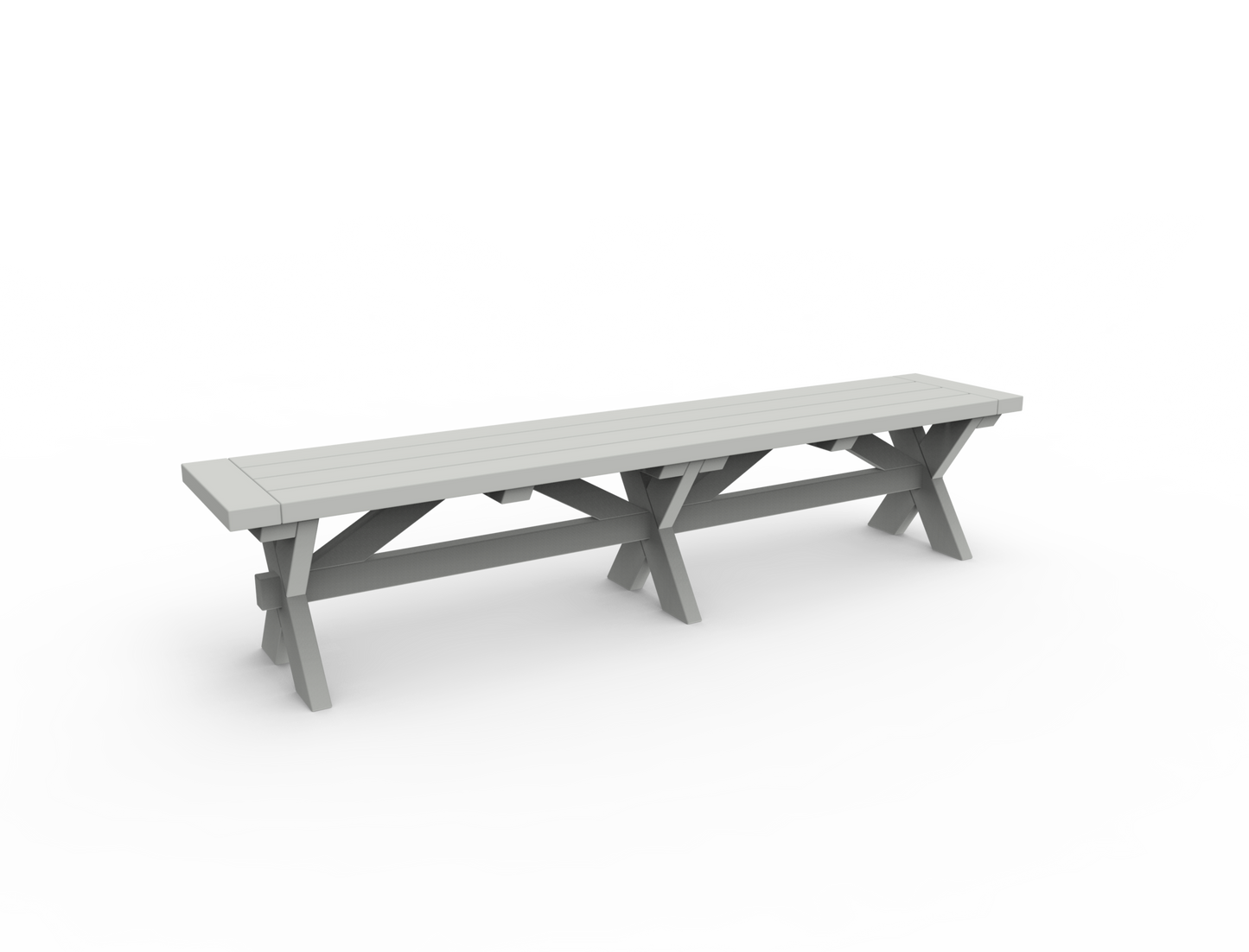 Seaside Casual Sonoma 76 in. Dining Bench