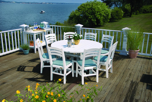 Seaside Casual Salem Round Dining Table 5'