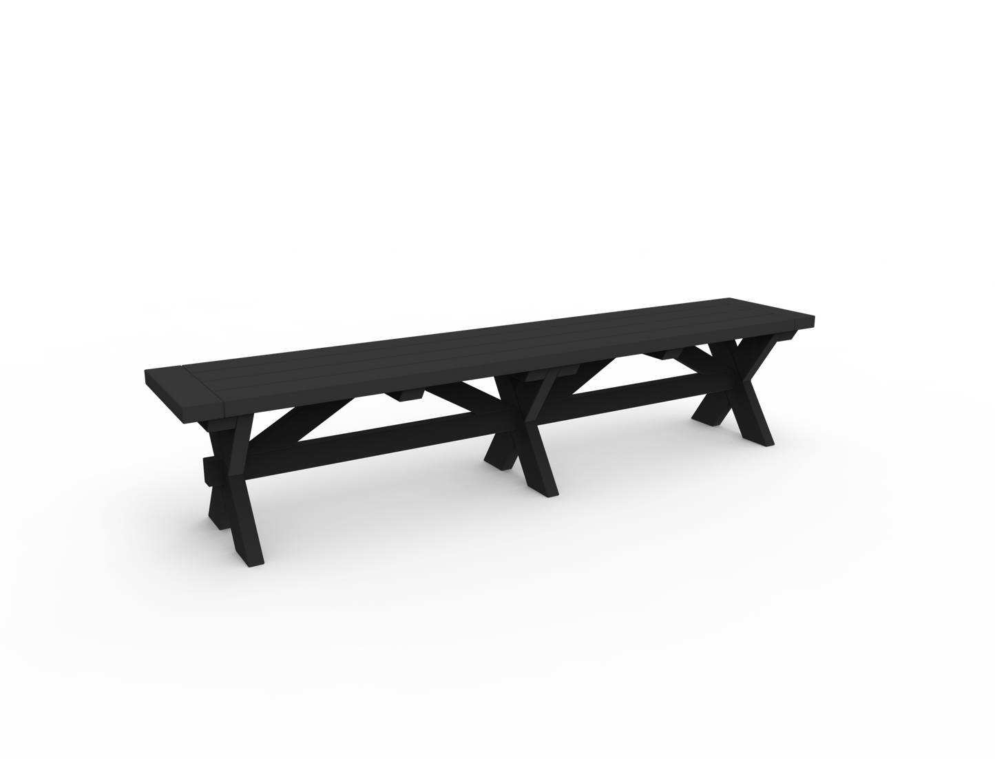 Seaside Casual Sonoma 76 in. Dining Bench