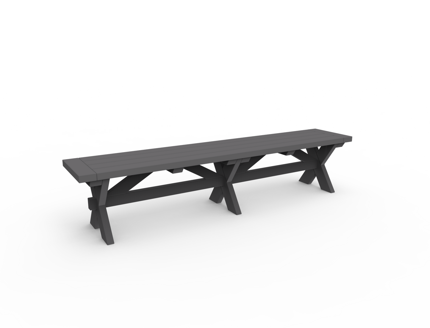 Seaside Casual Sonoma 76 in. Dining Bench