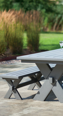 Seaside Casual Sonoma 76 in. Dining Bench