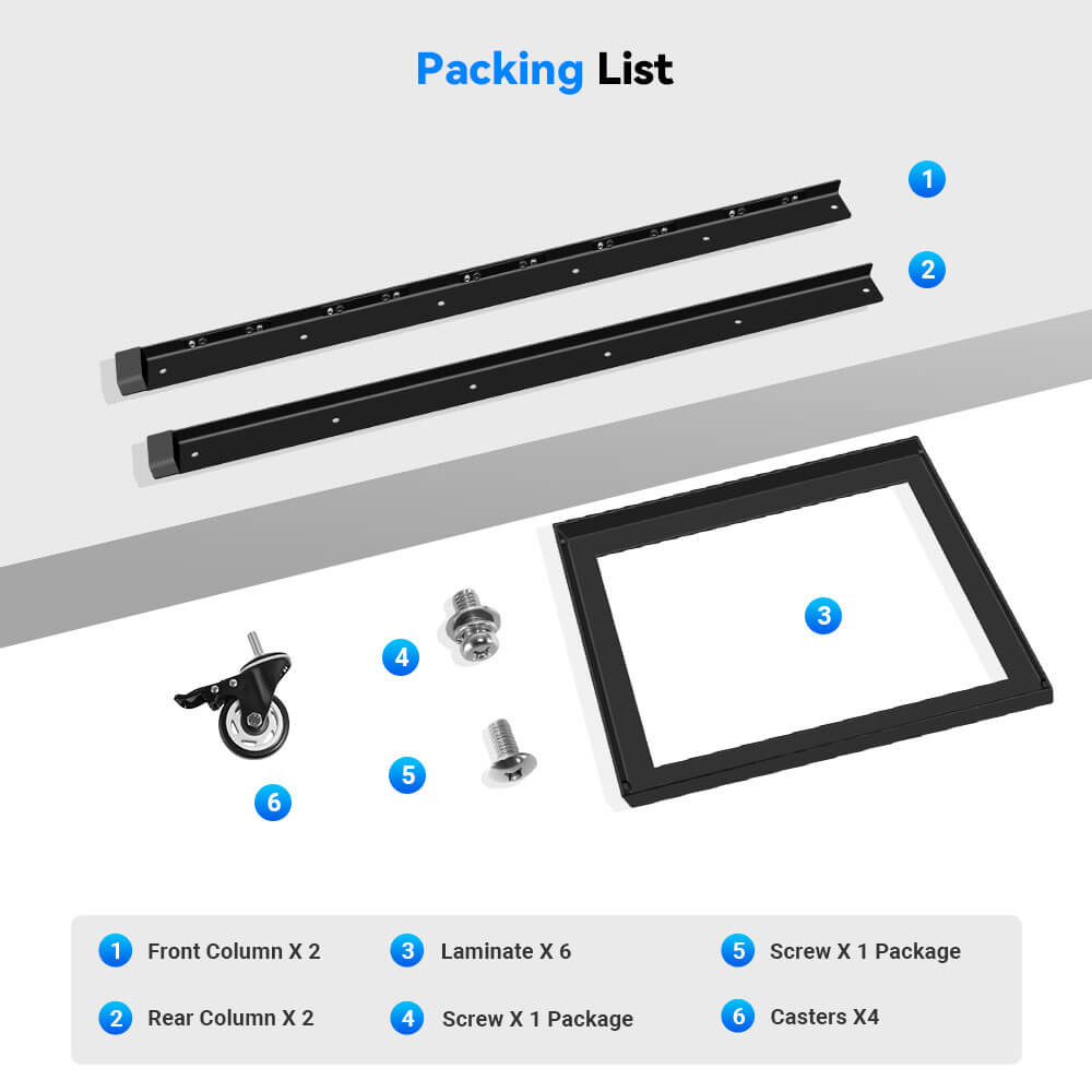 SunGoldPower 5-Layer Battery Rack for 3U Server Rack Battery