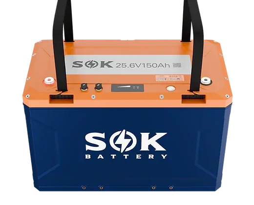 SOK Battery SK24V150PH 24V 150Ah Battery, Built-in heater & Bluetooth, Victron CAN Comms