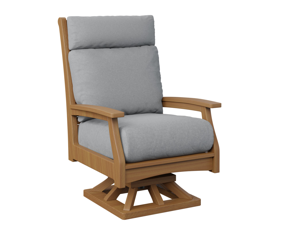 Berlin Gardens Classic Terrace High Back Swivel Rocker Group B Fabric