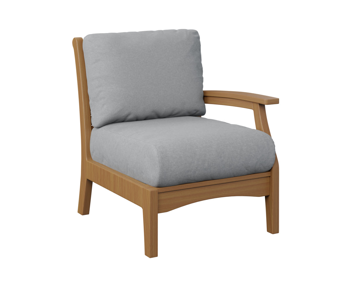 Berlin Gardens Classic Terrace Left Arm Sectional Club Chair Group A Fabric