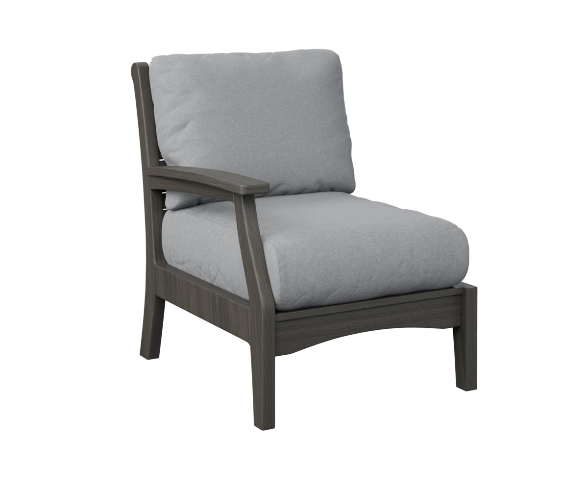 Berlin Gardens Classic Terrace Right Arm Sectional Club Chair Group B Fabric