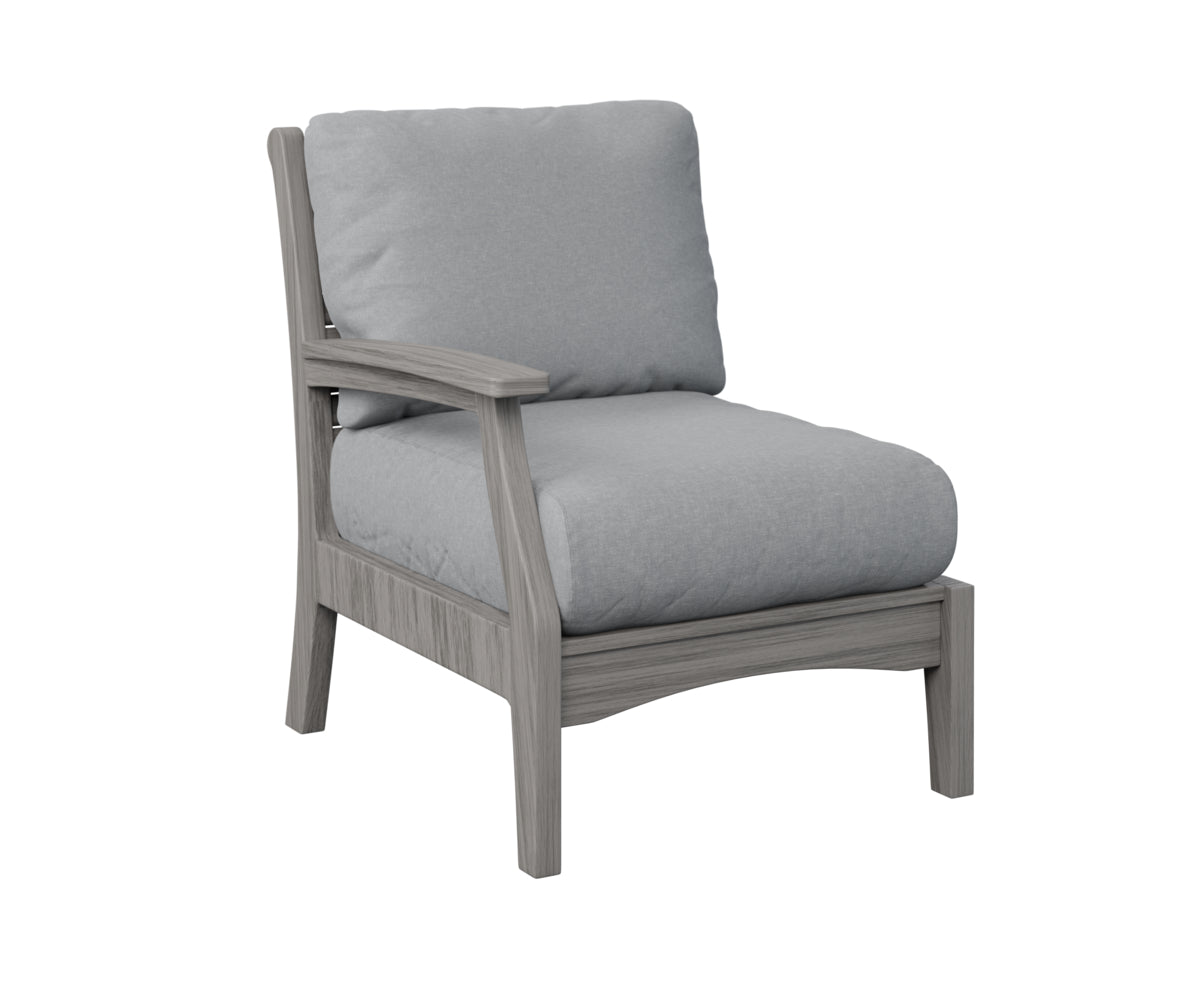 Berlin Gardens Classic Terrace Right Arm Sectional Club Chair Group B Fabric