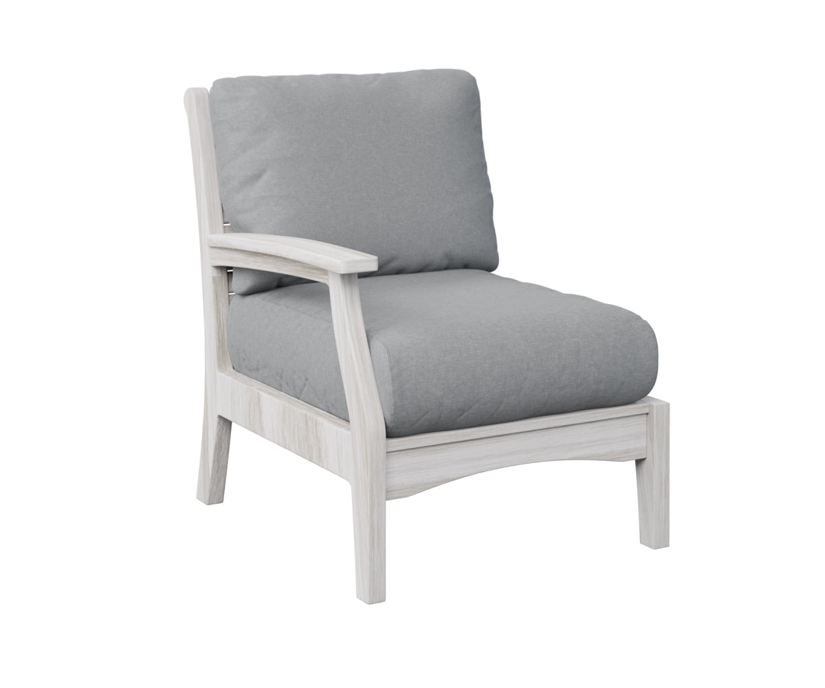 Berlin Gardens Classic Terrace Right Arm Sectional Club Chair Group B Fabric