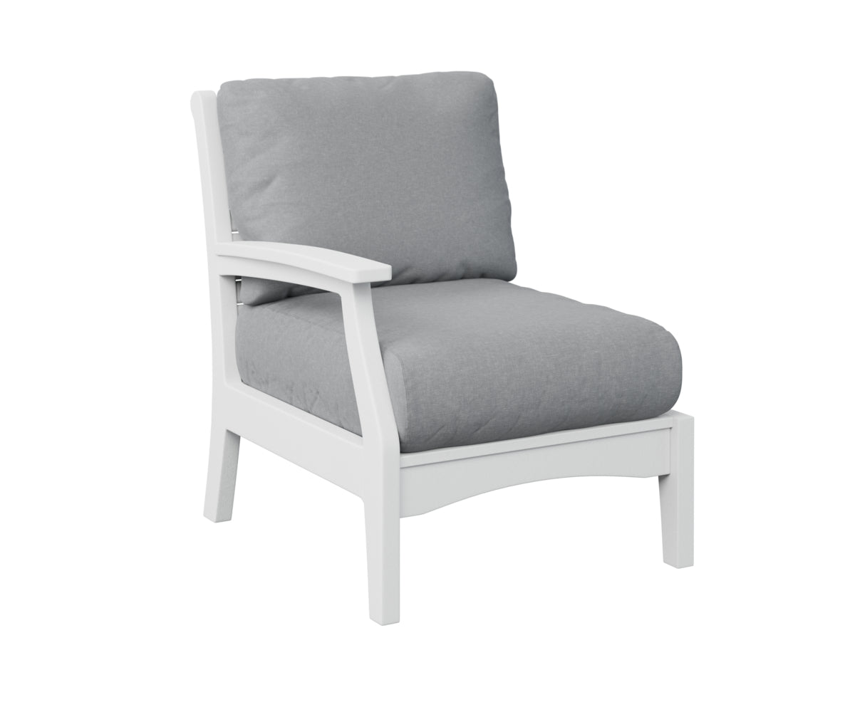 Berlin Gardens Classic Terrace Right Arm Sectional Club Chair Group B Fabric