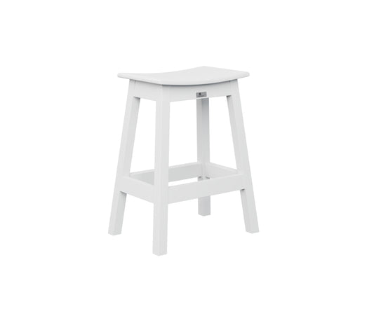 Berlin Gardens Outdoor Saddle Counter Stool