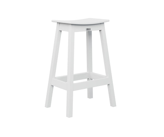 Berlin Gardens Outdoor Saddle Bar Stool