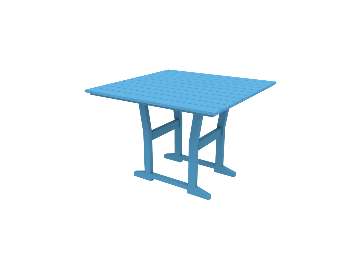 Seaside Casual Coastline Café Square Dining Table