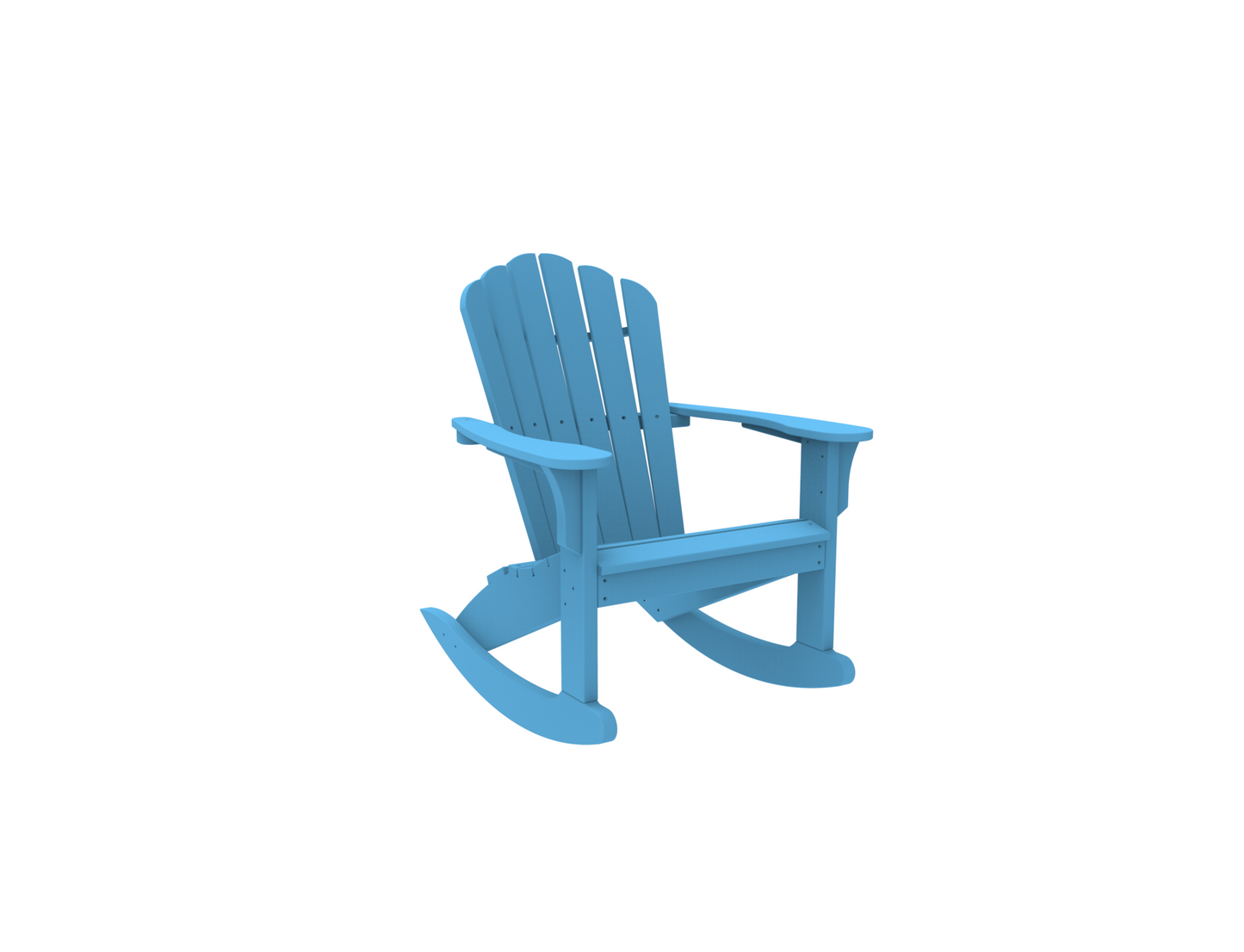 Seaside Casual Coastline Harbor View Adirondack Rocker