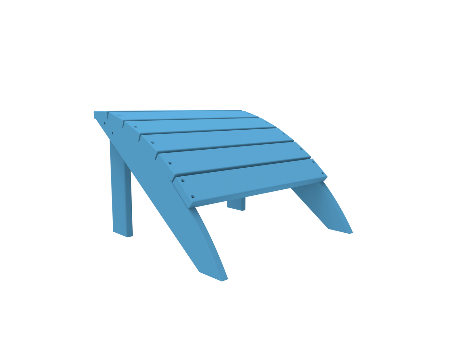 Seaside Casual Coastline Harbor View Foot Stool