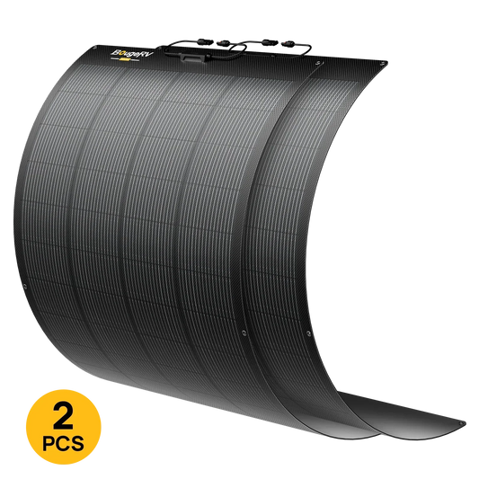 BougeRV Arch Pro 100W N-Type TOPCon Flexible Solar Panel (12V/24V Compatible)