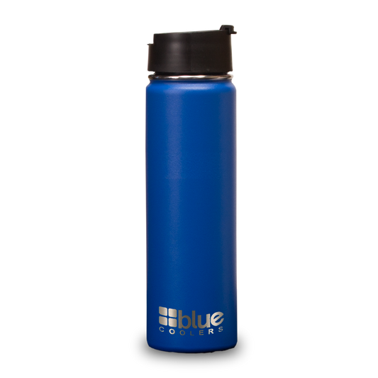 Blue Coolers Drinkware - 20 oz. Steel Double-wall Vacuum Insulated Flask (Snap Top Lid)