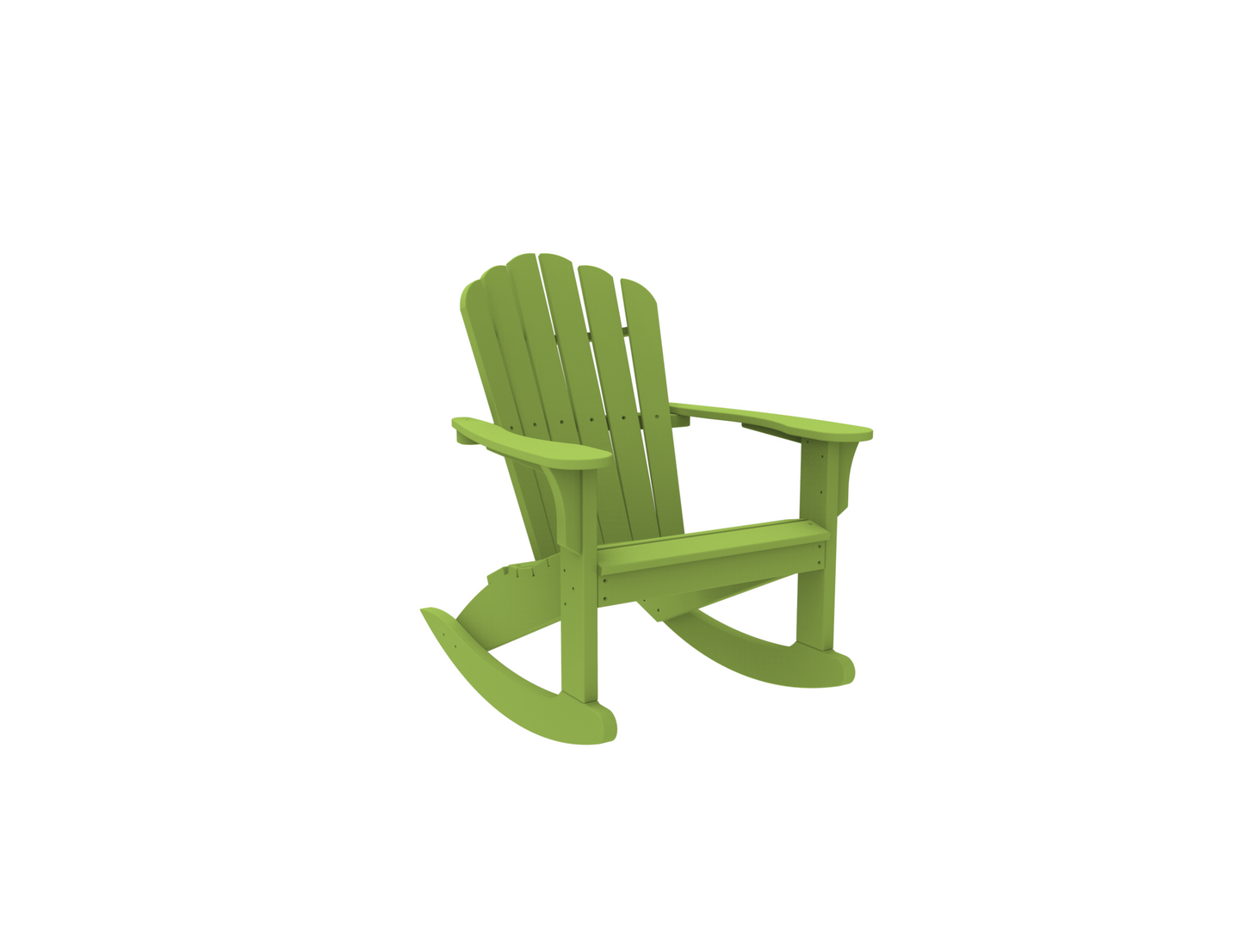 Seaside Casual Coastline Harbor View Adirondack Rocker
