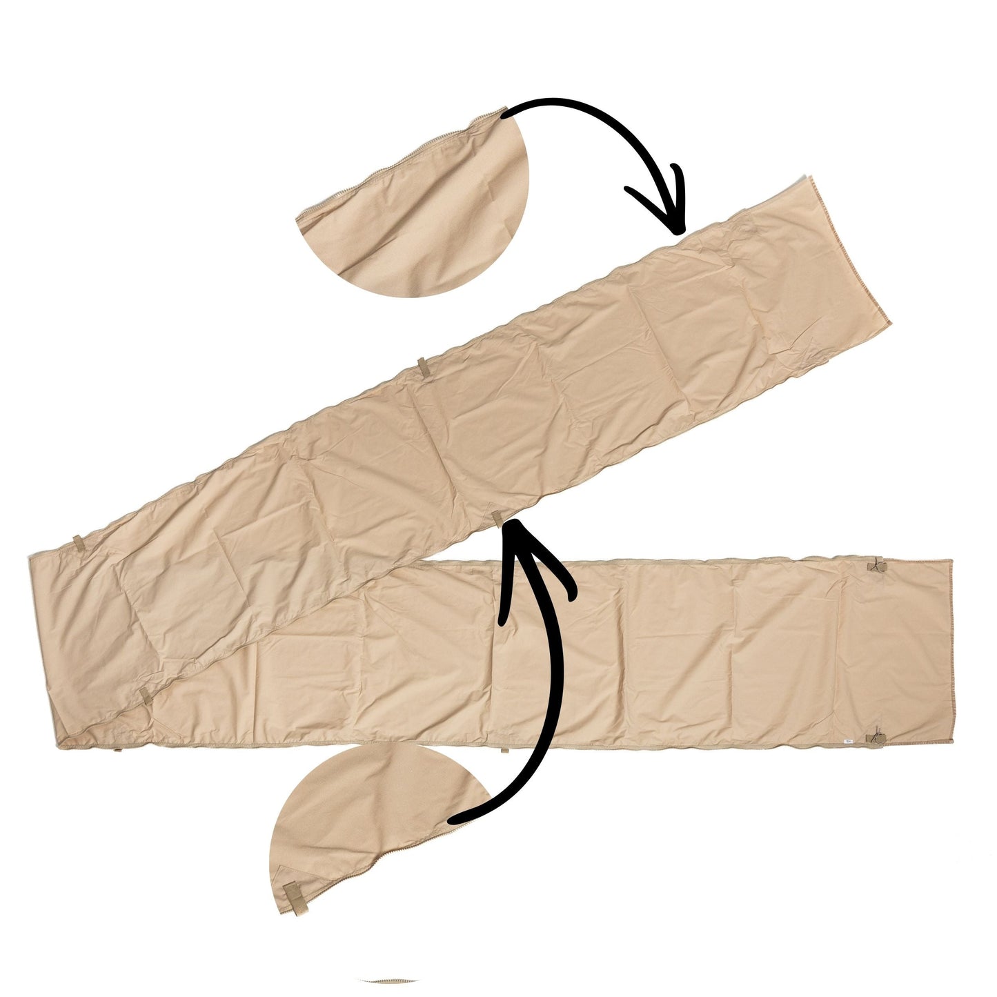 Coody Tent Connector 3.6 PRO+3.6 PRO (Beige) – for 17.2 PRO, 10.0 PRO, Hub PRO