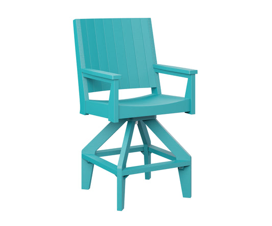 Berlin Gardens Mayhew Chat Swivel Bar Height Chair