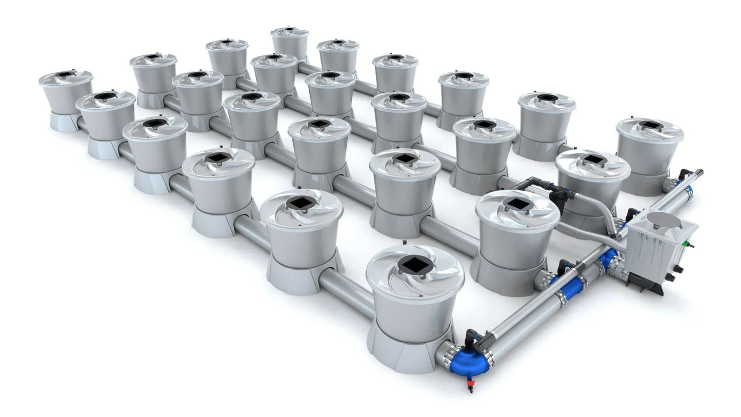 Alien Hydroponics - V-SYSTEM 24 Pot 4 Row Kit