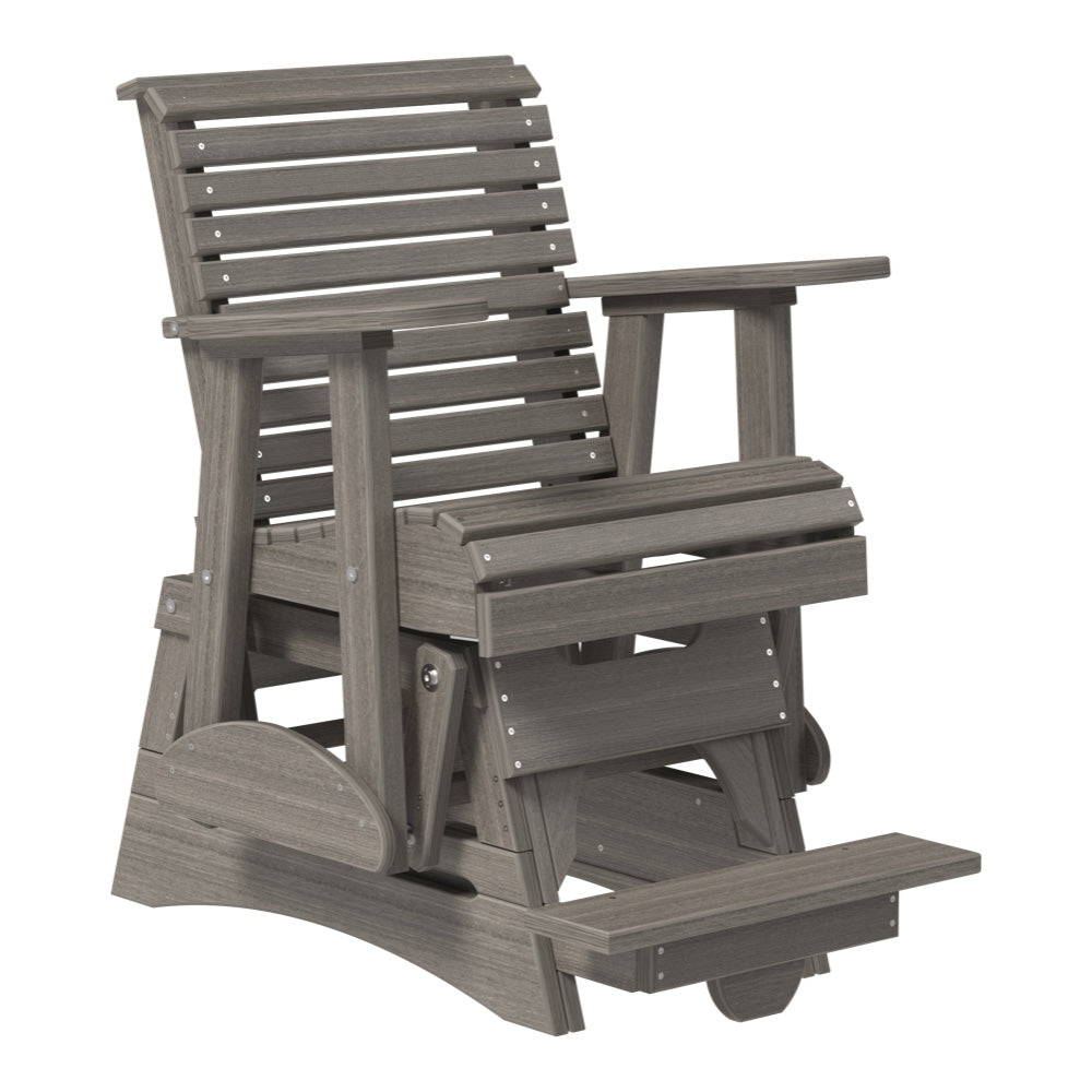 LuxCraft Poly 2' Plain Balcony Glider
