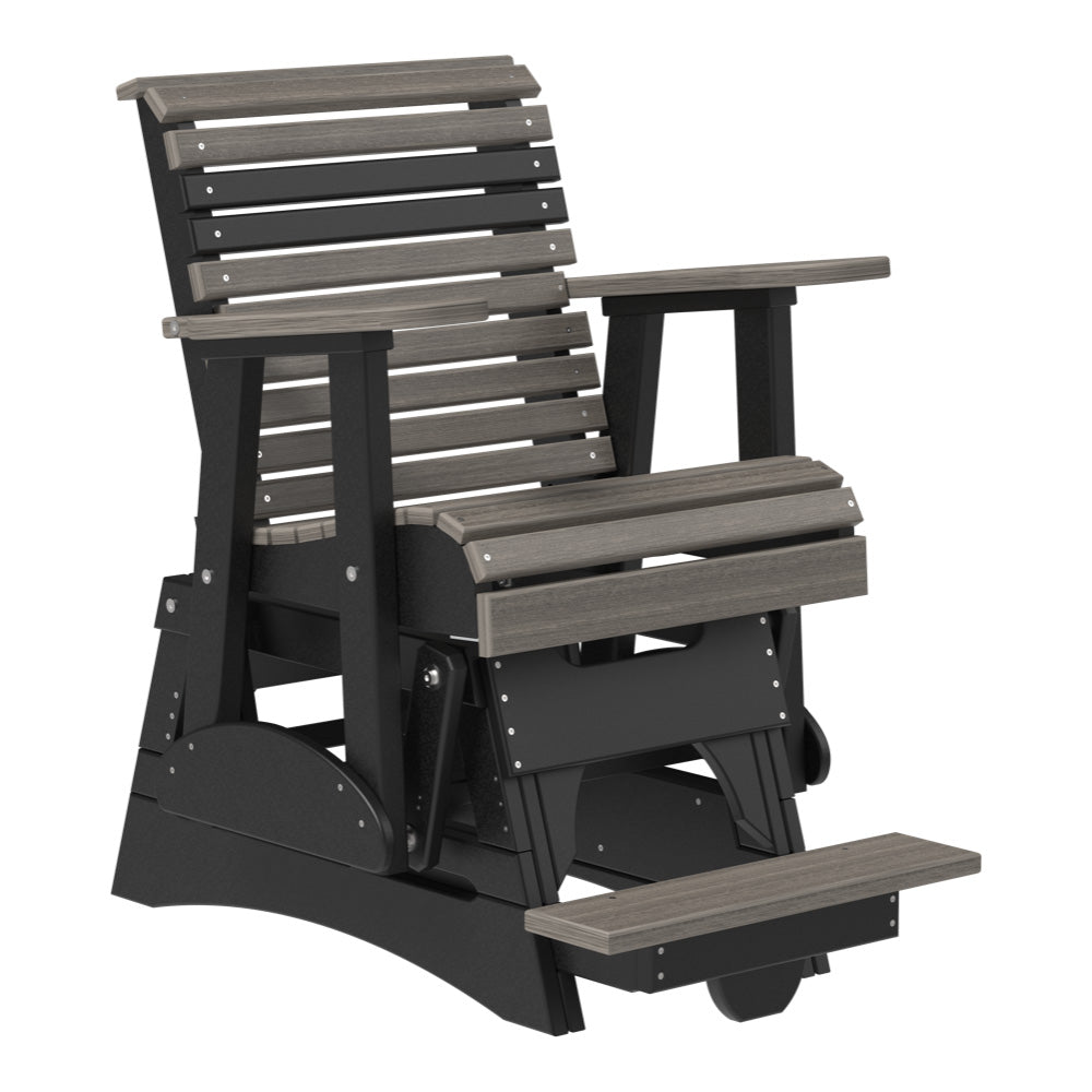 LuxCraft Poly 2' Plain Balcony Glider