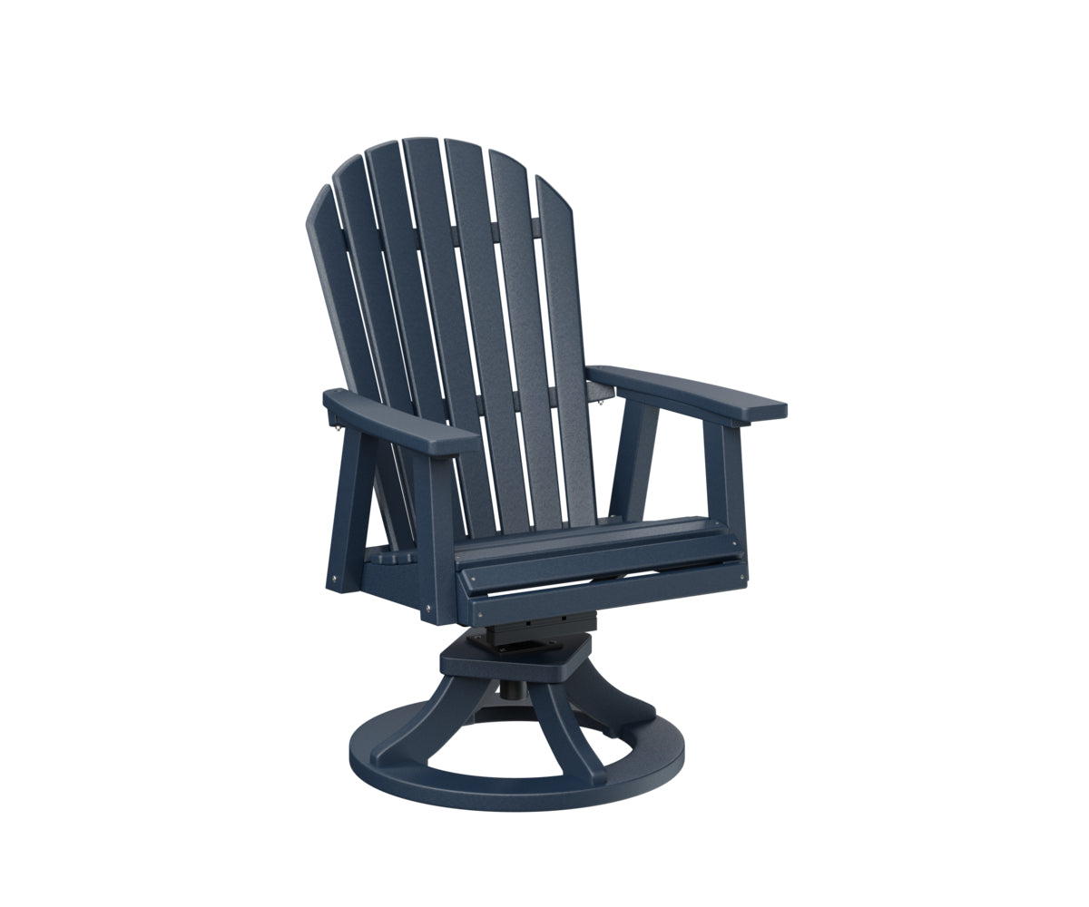 Berlin Gardens Comfo Back Adirondack Swivel Rocker Dining Chair