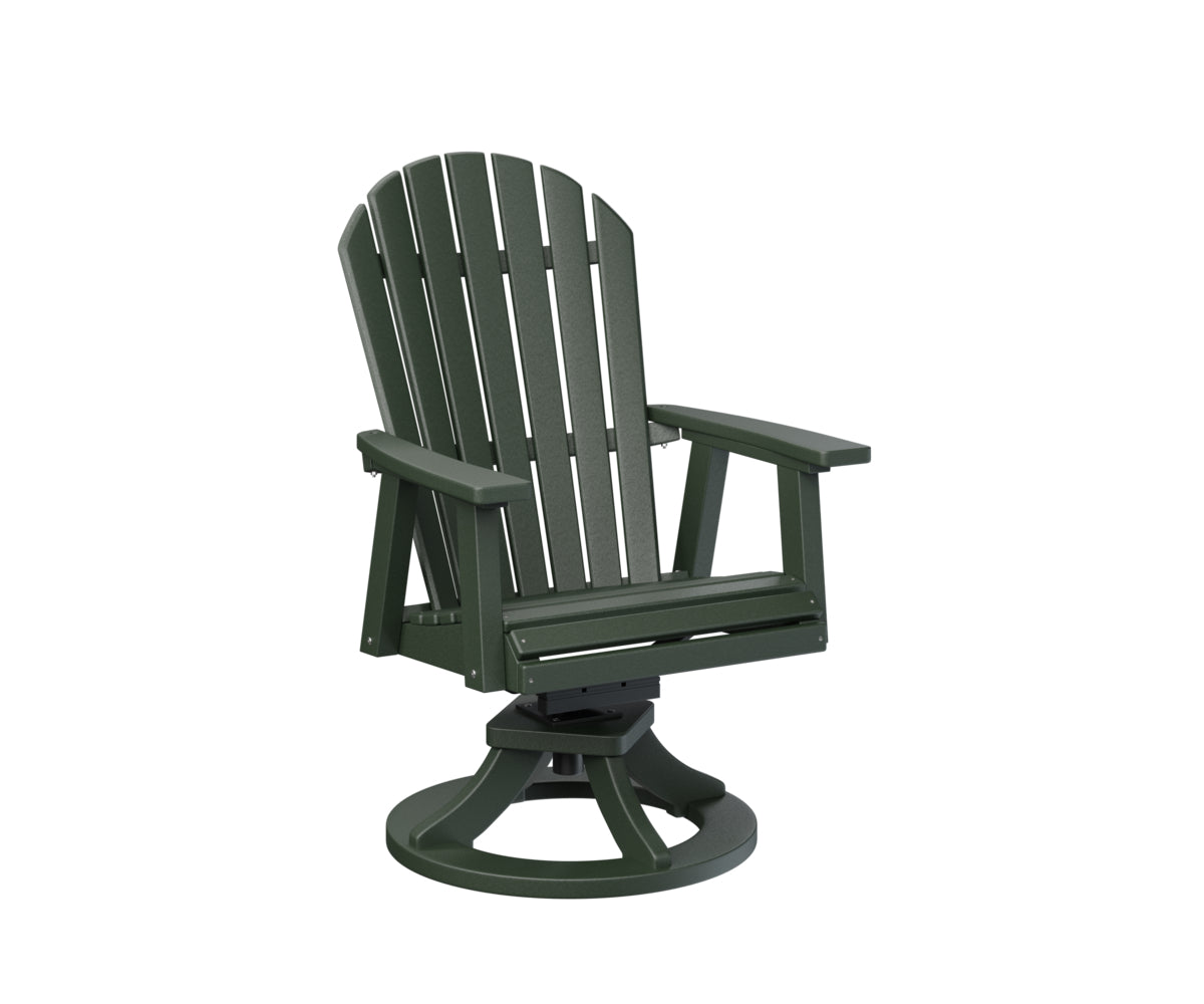 Berlin Gardens Comfo Back Adirondack Swivel Rocker Dining Chair