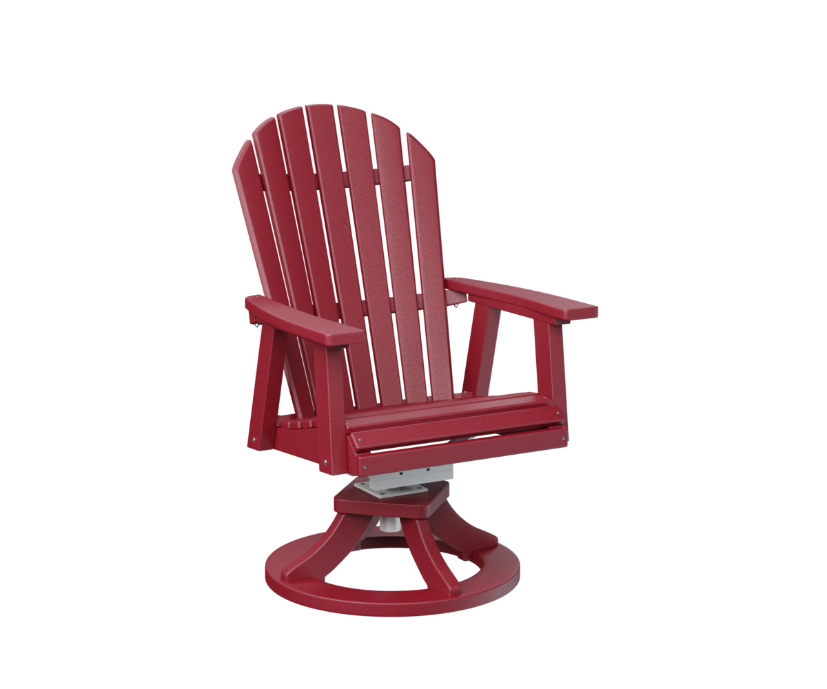 Berlin Gardens Comfo Back Adirondack Swivel Rocker Dining Chair