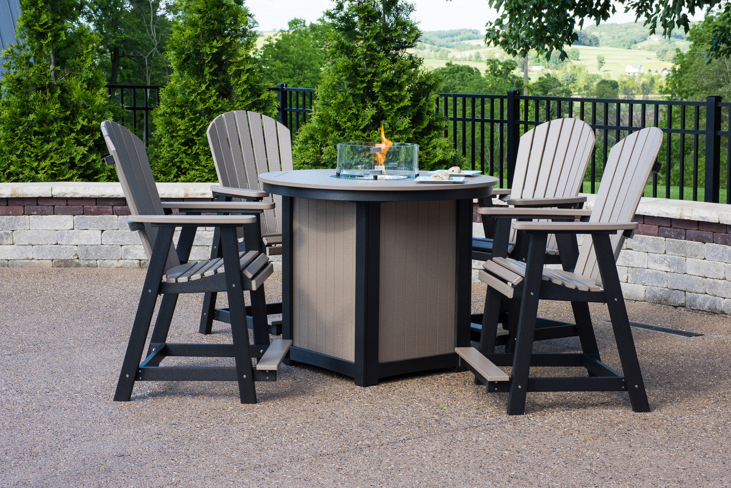 Berlin Gardens Comfo Back Adirondack Deck Chair
