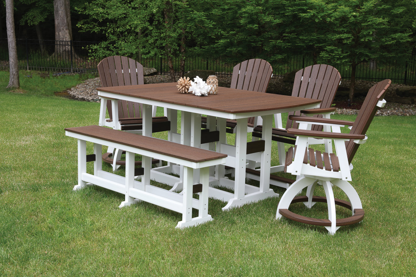 Berlin Gardens Comfo Back Adirondack Deck Chair