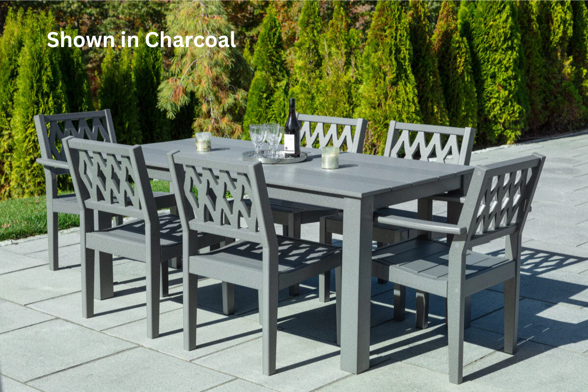 Seaside Casual Greenwich Dining Side Chair Diamond Back Style