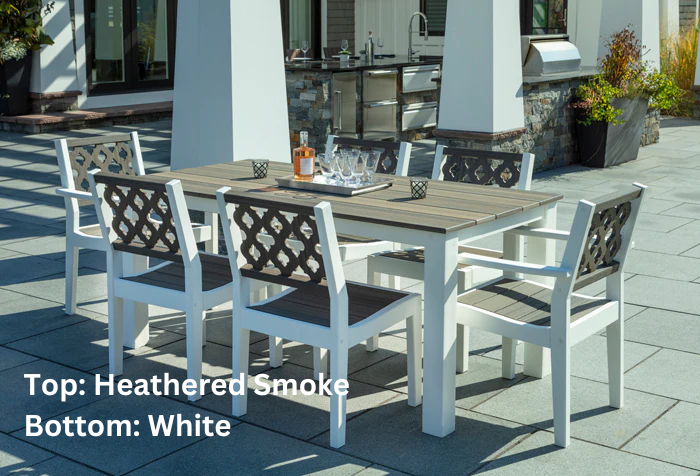 Seaside Casual Greenwich Dining Arm Chair Provencal Back Style