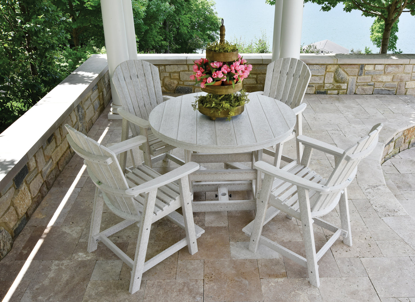 Berlin Gardens Comfo Back Adirondack Deck Chair