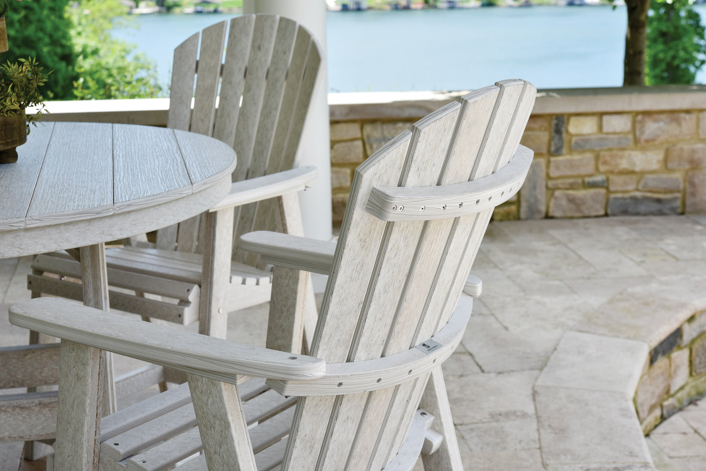 Berlin Gardens Comfo Back Adirondack Deck Chair