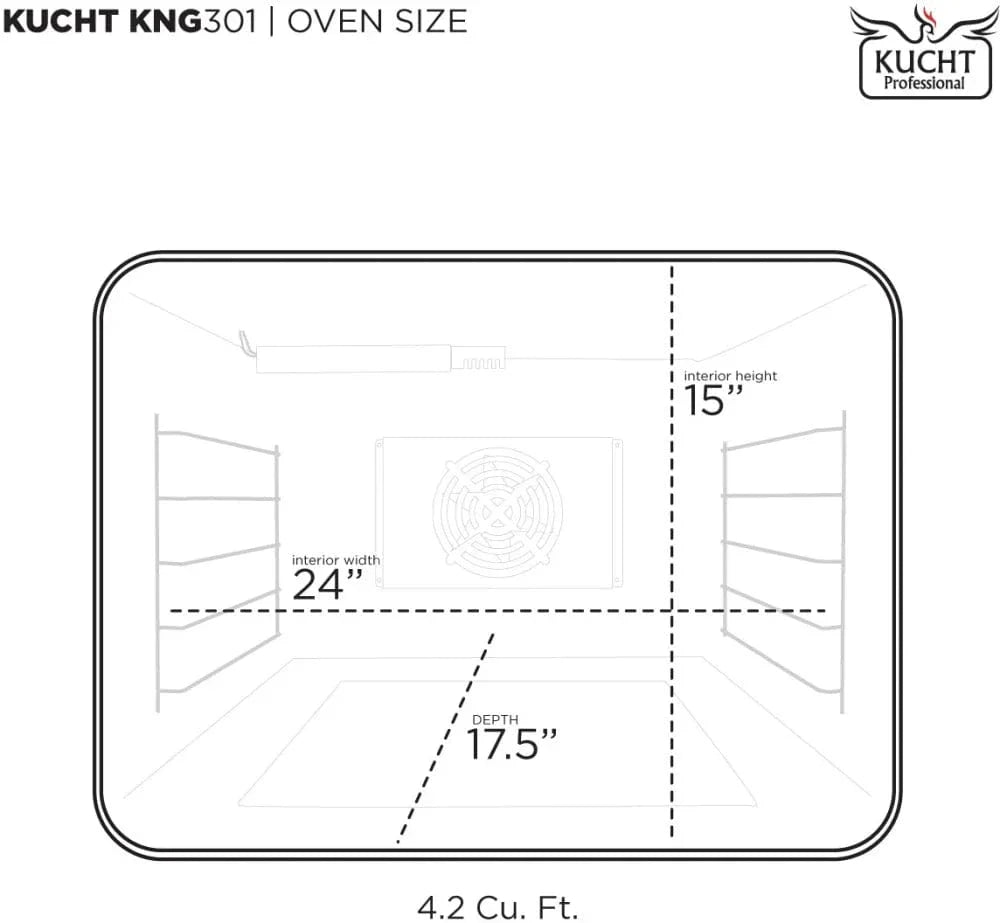 Kucht KX Series 30" Freestanding Dual Fuel Range KXP30-SS