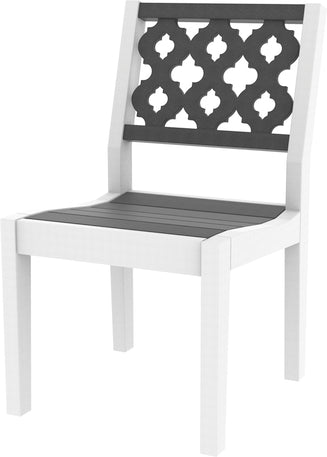 Seaside Casual Greenwich Dining Side Chair Provencal Back Style