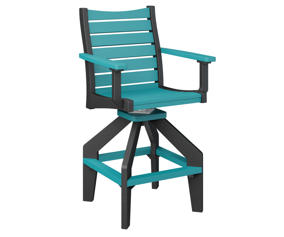 Berlin Gardens Bristol Swivel Bar Height Chair