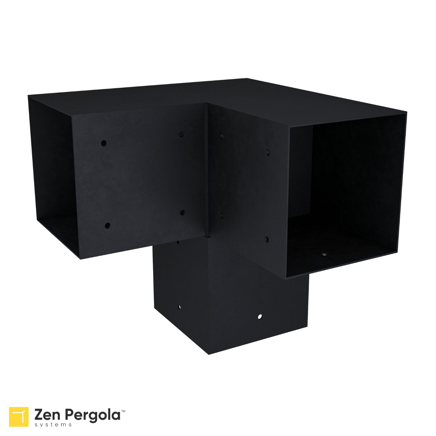 Pergola 3-Arm Post Bracket (for 6x6 Wood Posts)