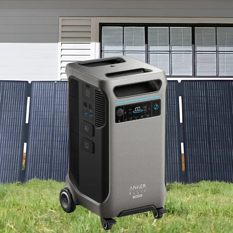 Anker SOLIX F3800 Plus Portable Power Station + 400W Solar Panel