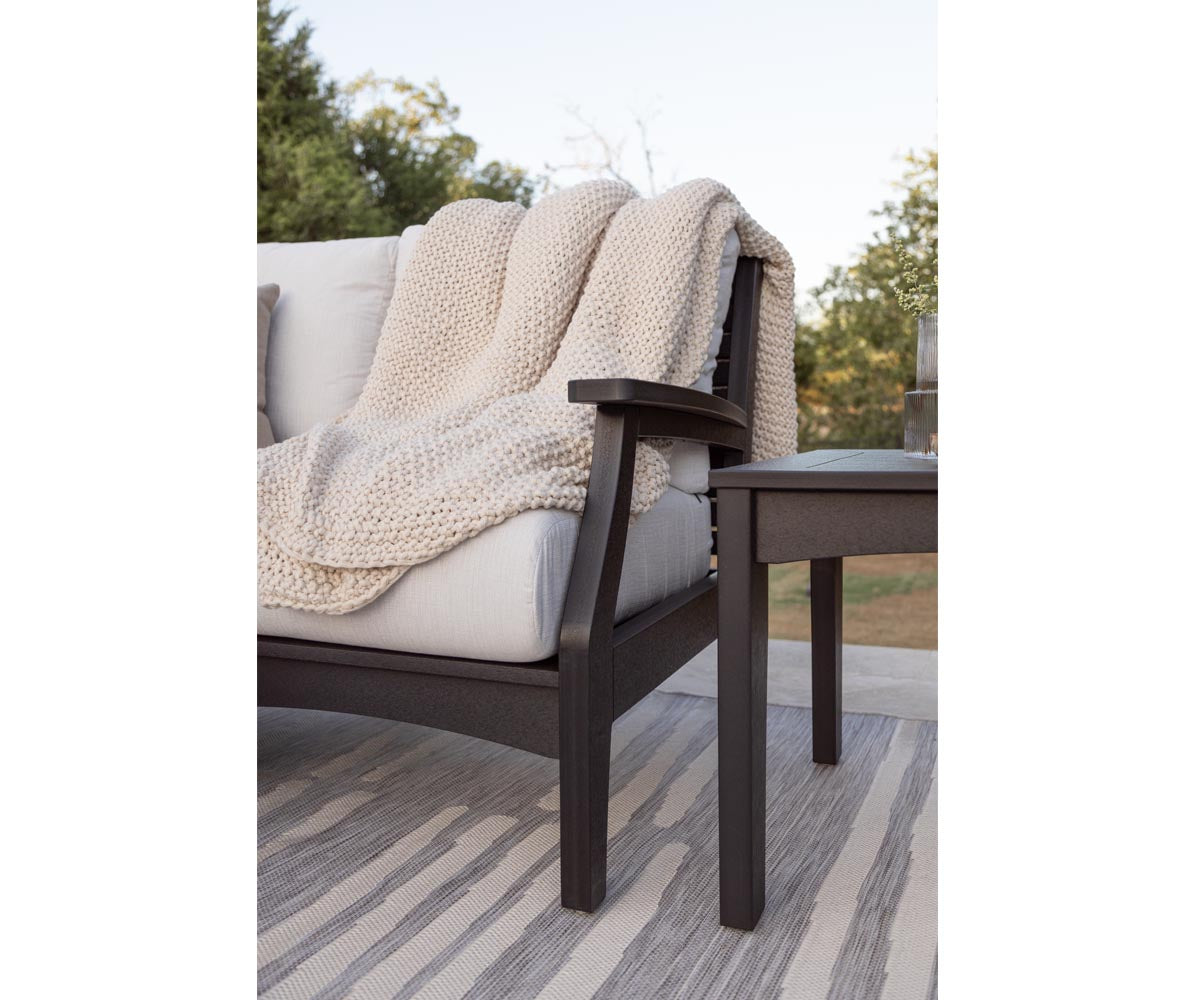 Berlin Gardens Classic Terrace Arm Chaise Lounge - Right/Left Arm Group B Fabric