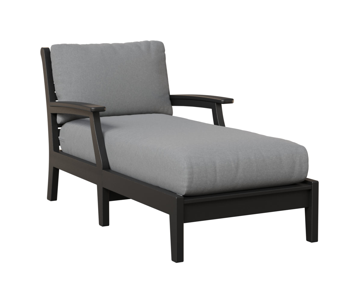 Berlin Gardens Classic Terrace Arm Chaise Lounge Group B Fabric