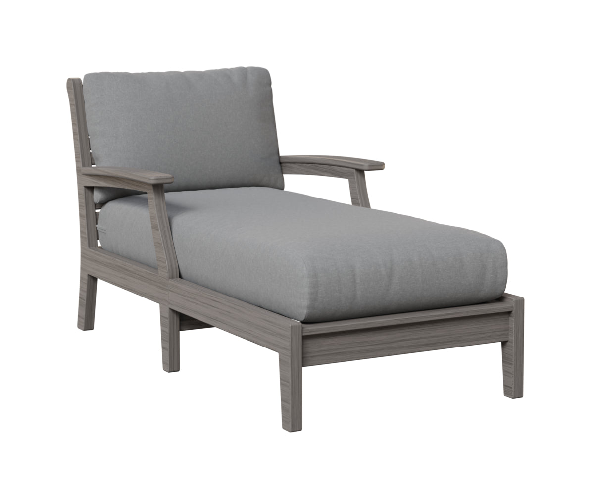 Berlin Gardens Classic Terrace Arm Chaise Lounge Group B Fabric